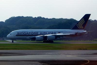 Image of aircraft registration 9V-SKE - A A380-841 operated by Singapore Airlines