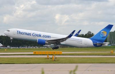 Image of aircraft registration G-TCCA - A 767-31K(ER)(WL) operated by Thomas Cook Airlines