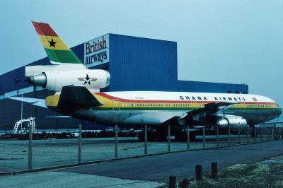 Image of aircraft registration 9G-ANA - A DC-10-30 operated by Ghana Airways