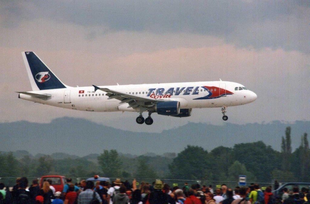 Photo of aircraft TS-INP operated by Travel Service