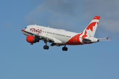 Image of aircraft registration C-FYKW - A A319-114 operated by Air Canada Rouge