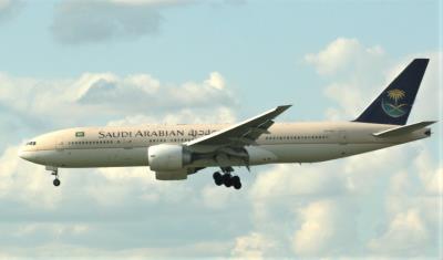 Photo of aircraft HZ-AKJ operated by Saudi Arabian Airlines