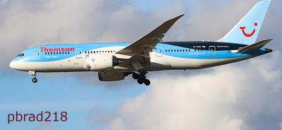 Image of aircraft registration G-TUIC - A 787-8 Dreamliner operated by Thomson Airways