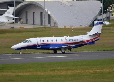 Image of aircraft registration D-CGAA - A Cessna 560 operated by Air Hamburg