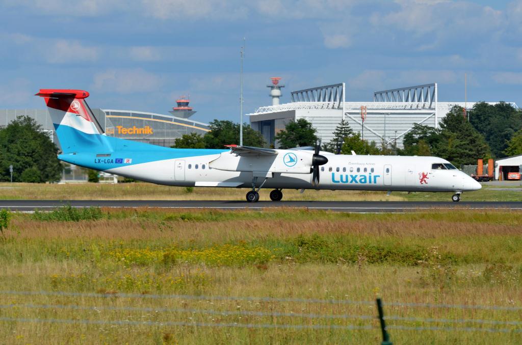 Photo of aircraft LX-LGA operated by Luxair