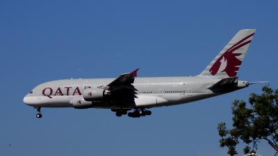 Image of aircraft registration A7-APB - A A380-861 operated by Qatar Airways