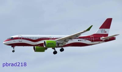 Image of aircraft registration YL-CSL - A A220-300 operated by Air Baltic