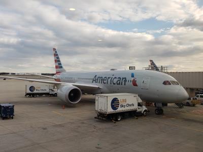 Image of aircraft registration N809AA - A 787-8 Dreamliner operated by American Airlines