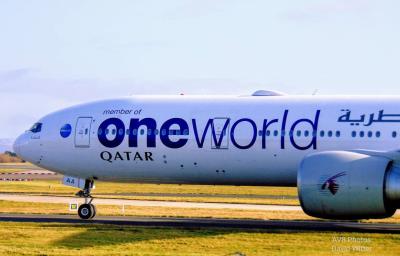 Image of aircraft registration A7-BAA - A 777-3DZ(ER) operated by Qatar Airways