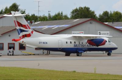Image of aircraft registration OY-NCN - A Dornier 328 JET-310 operated by Sun Air of Scandinavia