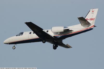 Photo of aircraft HB-VMX operated by Jet Aviation Business Jets