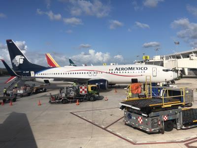 Image of aircraft registration XA-AMN - A 737-852(WL) operated by Aeromexico