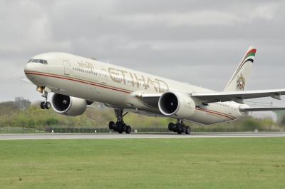 Image of aircraft registration A6-ETJ - A 777-3FX(ER) operated by Etihad Airways