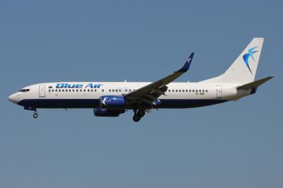 Image of aircraft registration YR-BMI - A 737-8K5(WL) operated by Blue Air