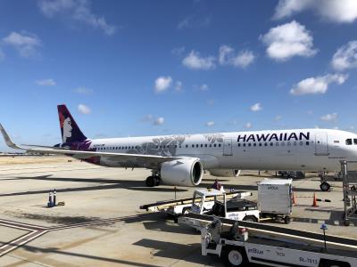 Photo of aircraft N214HA operated by Hawaiian Airlines
