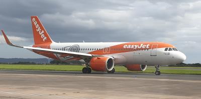 Image of aircraft registration G-UZHB - A A320-251N(WL) operated by easyJet
