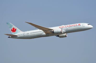 Image of aircraft registration C-FPQB - A 787-9 Dreamliner operated by Air Canada
