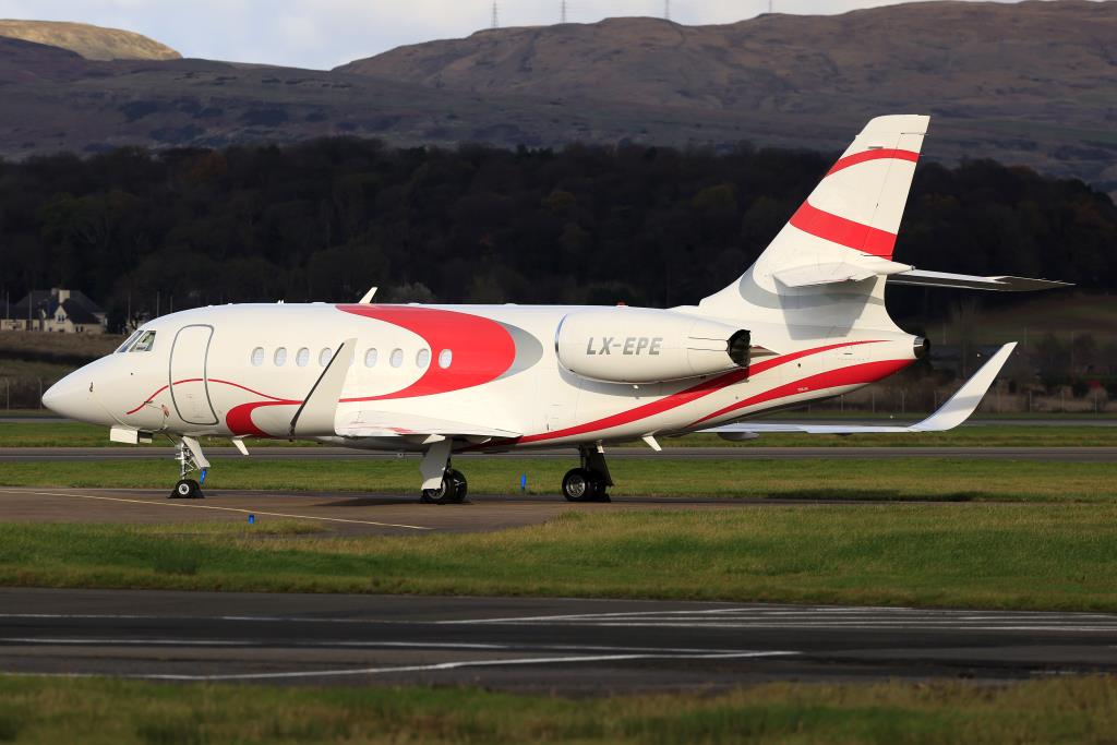 Photo of aircraft LX-EPE operated by Global Jet Luxembourg