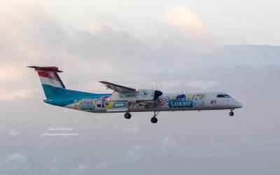 Image of aircraft registration LX-LQA - A DHC-8-402NG operated by Luxair