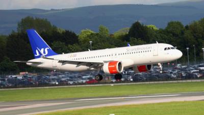 Image of aircraft registration LN-RGN - A A320-251N(WL) operated by SAS Scandinavian Airlines