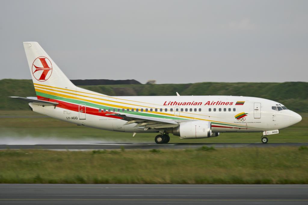 Photo of aircraft LY-AGQ operated by Lithuanian Airlines