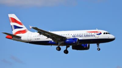 Image of aircraft registration G-DBCH - A A319-131 operated by British Airways