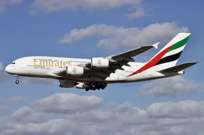 Photo of aircraft A6-EVR operated by Emirates