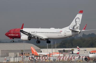 Photo of aircraft LN-DYY operated by Norwegian Air Shuttle