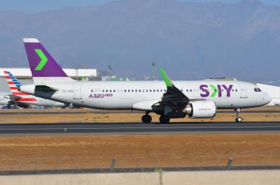 Photo of aircraft CC-AZD operated by Sky Airline