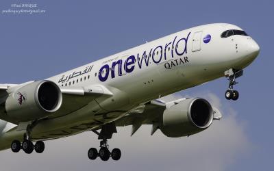 Image of aircraft registration A7-ALZ - A A350-941 operated by Qatar Airways