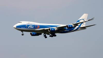 Image of aircraft registration VQ-BHE - A 747-4KZF operated by AirBridgeCargo