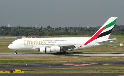 Photo of aircraft A6-EUE operated by Emirates