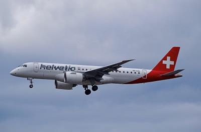 Photo of aircraft HB-AZA operated by Helvetic Airways