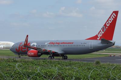 Image of aircraft registration G-JZHC - A 737-8K5(WL) operated by Jet2