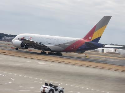 Image of aircraft registration HL7626 - A A380-841 operated by Asiana Airlines