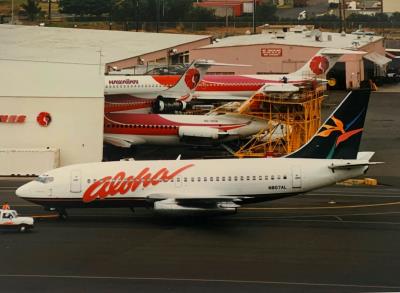 Photo of aircraft N807AL operated by Aloha Airlines