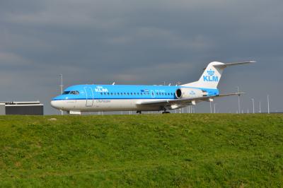 Image of aircraft registration PH-KZC - A Fokker 70 operated by KLM Cityhopper