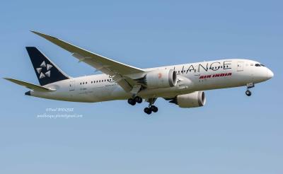 Image of aircraft registration VT-ANU - A 787-8 Dreamliner operated by Air India