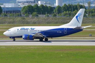 Photo of aircraft YR-AME operated by Blue Air