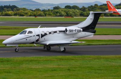 Image of aircraft registration 9H-FAM - A EMB-500-Phenom 100 operated by Luxwing Ltd