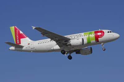 Image of aircraft registration CS-TTG - A A319-111 operated by TAP - Air Portugal