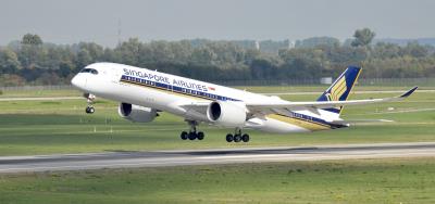 Image of aircraft registration 9V-SMS - A A350-941 operated by Singapore Airlines