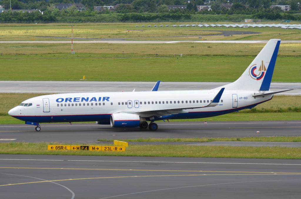Photo of aircraft VP-BEI operated by Orenair (Orenburg Airlines)