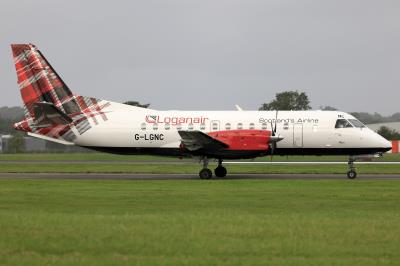 Image of aircraft registration G-LGNC - A Saab 340-B operated by Loganair