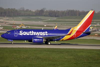 Photo of aircraft N7729A operated by Southwest Airlines