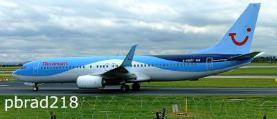 Image of aircraft registration G-FDZY - A 737-8K5(WL) operated by Thomson Airways