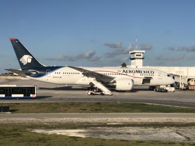 Image of aircraft registration N961AM - A 787-8 Dreamliner operated by Aeromexico