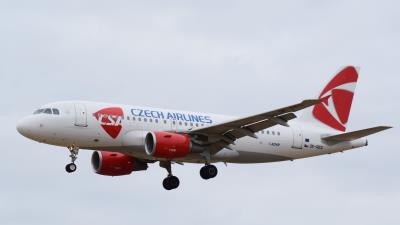 Image of aircraft registration OK-REQ - A A319-112 operated by Czech Airlines (CSA)