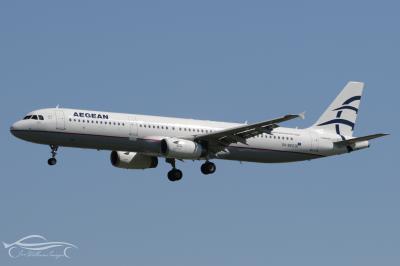 Image of aircraft registration SX-DVZ - A A321-231 operated by Aegean Airlines