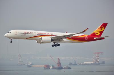 Photo of aircraft B-LGE operated by Hong Kong Airlines